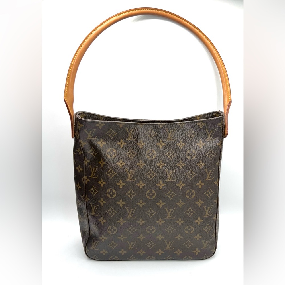 Louis Vuitton Looping GM Shoulder Bag in Coated Canvas & Leather - Vintage